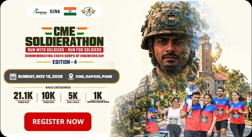 CME Soldierathon Pune 4th Edition, 15th November, Sunday, 2026